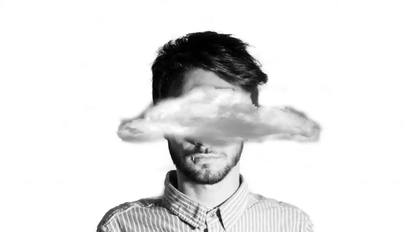 酷炫黑白个性男性电脑桌面壁纸