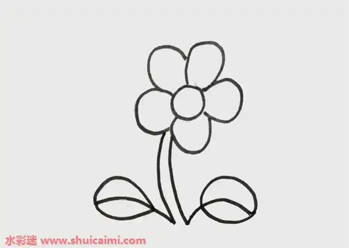 美丽小花怎么画小花简笔画简单又漂亮彩色