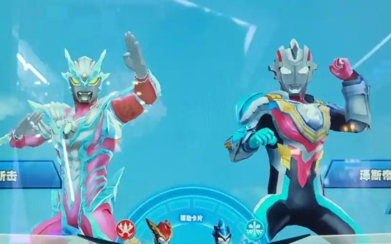 圣剑赛罗(目前仅限街机,这个应该很难皮套化),与徒弟配合双杀.