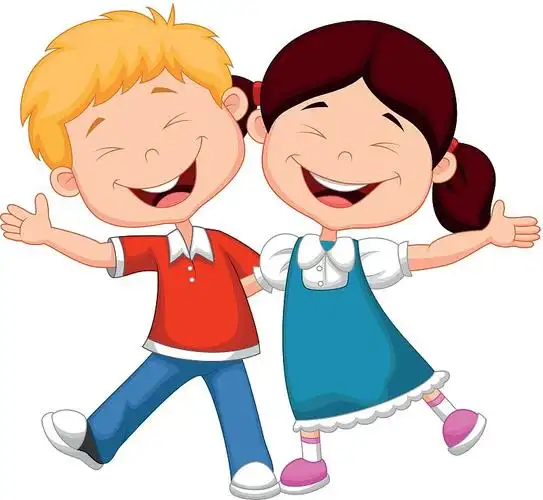 快乐的儿童卡通