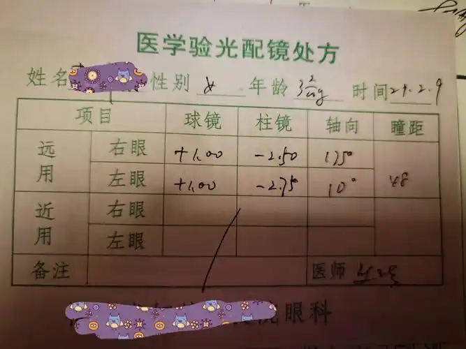 3岁孩子查出散光(二)