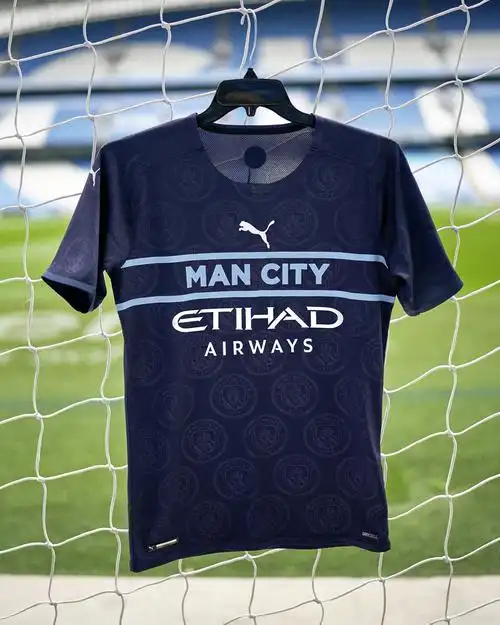 曼彻斯特城202122赛季第二客场球衣