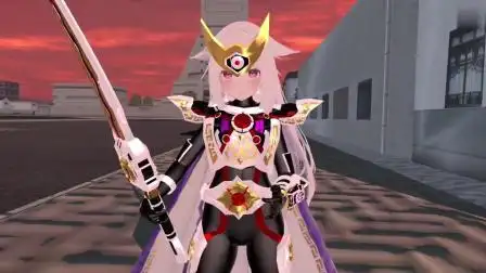 【vrchat】铠甲勇士娘化 修罗铠甲变身 附第一人称-少儿-高清完整正版