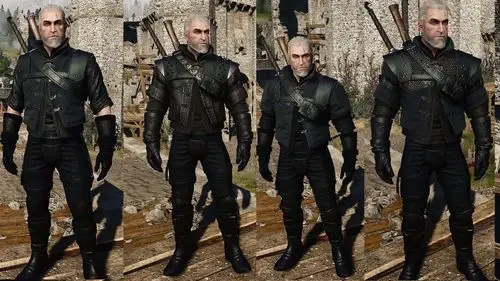 巫师3狼套重新上色