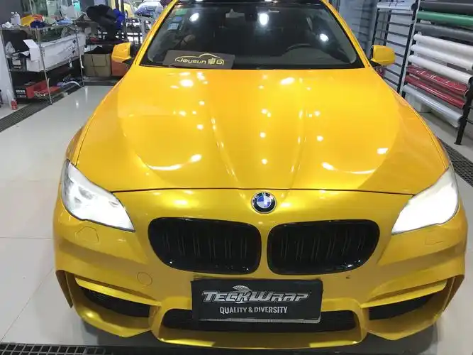 美国秃鹰 rb25 超亮金属璀璨黄金 全车汽车改色膜