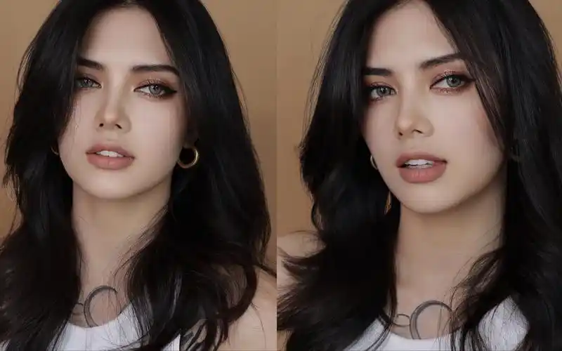 [杨可kyra]平平无奇的换头术之裸棕色系混血轻欧美妆容 新手入门级