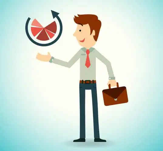 卡通商务男子矢量素材