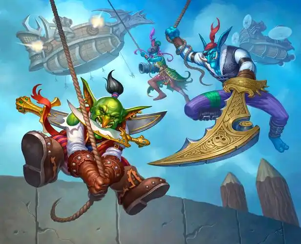 炉石传说原画拉斯塔哈大乱斗上