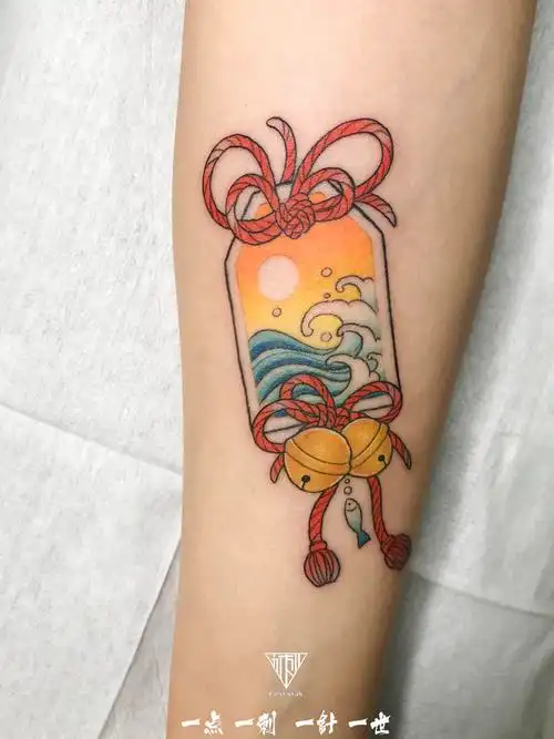 御守_纹身图案手稿图片_白鸟的纹身作品集