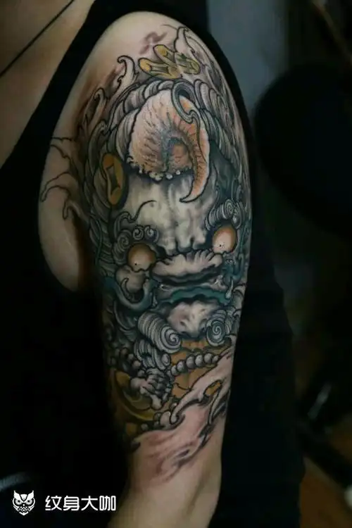 貔貅_纹身图案手稿图片_赵宇的纹身作品集