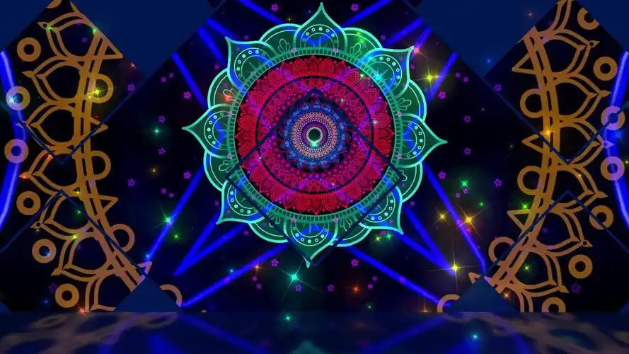 《青春舞曲》民族舞蹈演出背景视频晚会节目动感炫酷