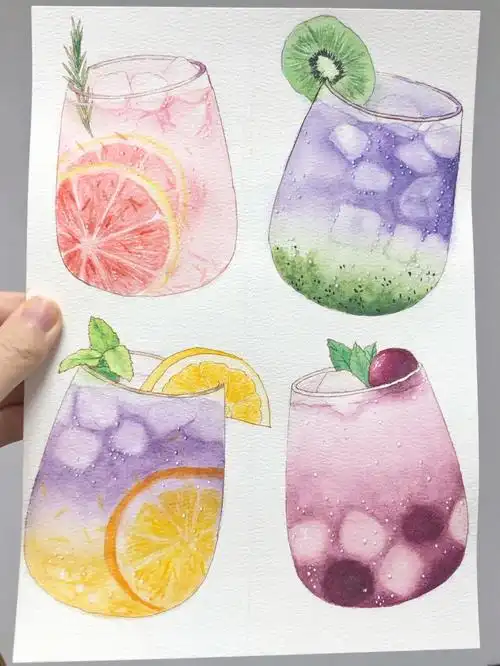 弱冠手帐课  #我的绘画成长史  #水彩  #钢笔淡彩