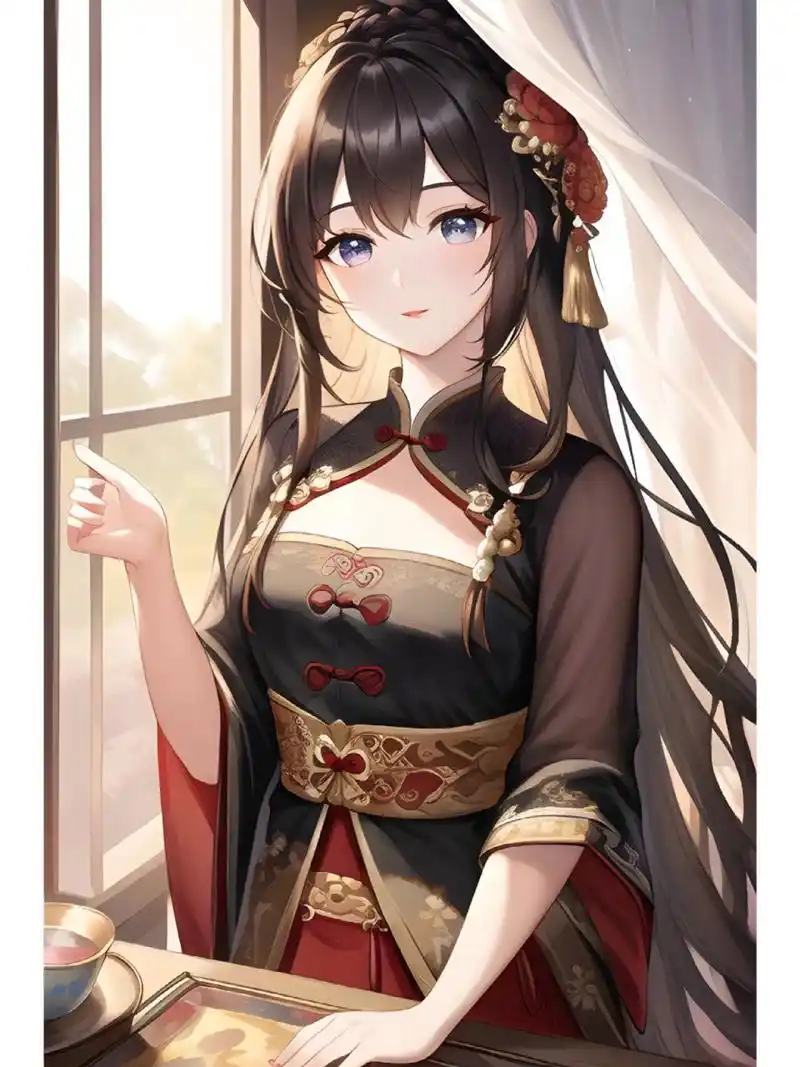 古风古装国风,动漫二次元绘画人物