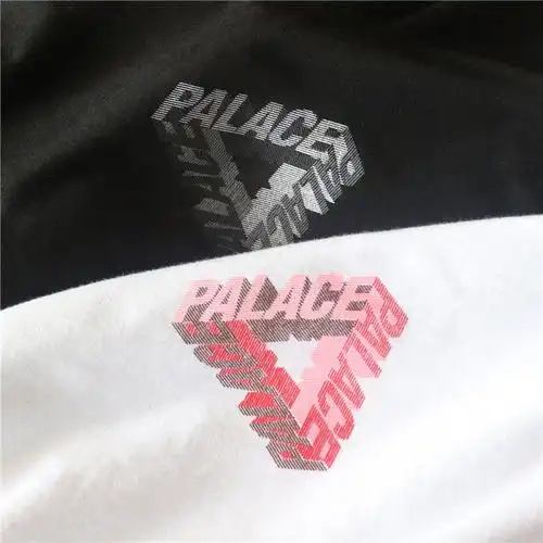 palkace三角潮牌2019春夏新款p3d3d立体大三角logo男女短袖t恤情侣潮t
