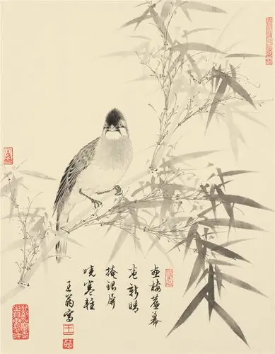   王菂 作品名称 画楼帘幕卷新晴 作品分类 国画