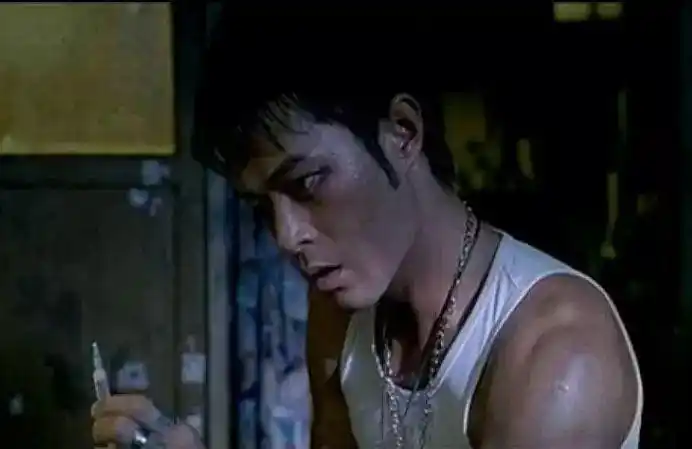 《门徒》剧照在《毒战》中,古天乐饰演的大毒枭在最后一刻被执行死刑