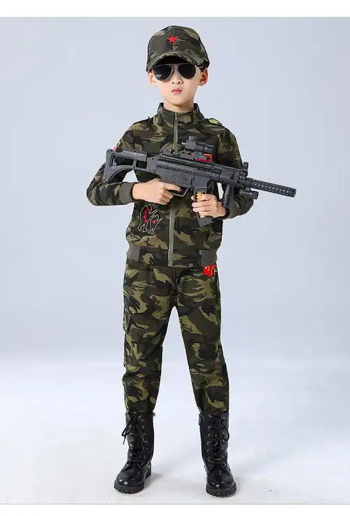 儿童军人套装装特种兵儿童迷彩服全套男童军训服春秋男童特种兵童装