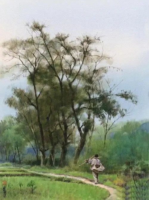 中国水彩画家——黄铁山