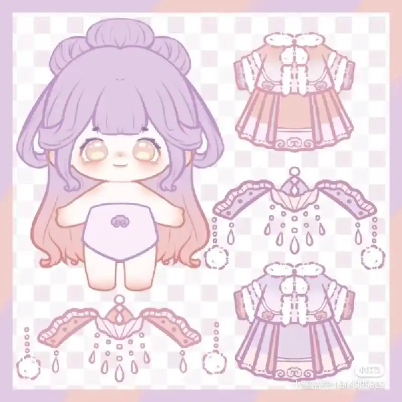 棉花娃娃换装素材(可打印) 棉花娃娃换装素材(可打印)