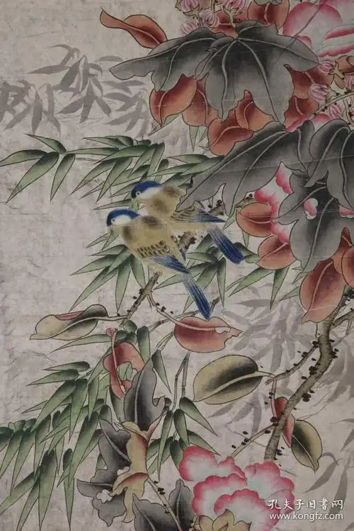 "赵昌"花鸟设色纸本立轴 尺寸:总长201宽77画长132宽64厘米 赵昌,(约