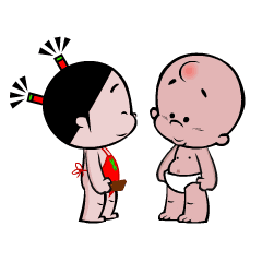 小破孩撩撩撩qq表情包