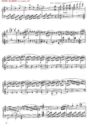 小奏鸣曲钢琴谱