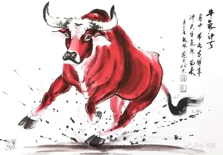 鸿运当头,牛气冲天|青年实力派画家孙振伟(道鸿)
