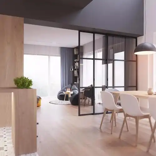 北欧风格木地板装修效果图客厅木地板图片