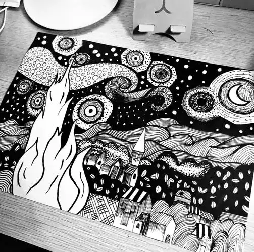 超经典儿童线描范画,每张都是学习的好素材,收藏它们省了一笔材料费