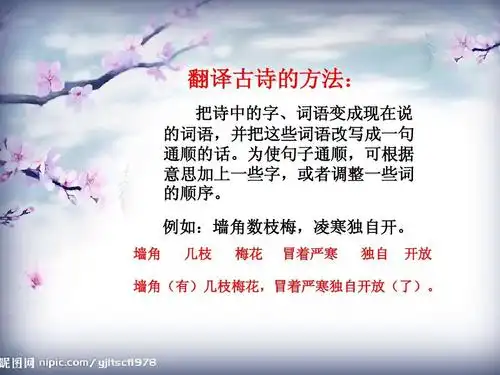 古诗 梅花__ppt