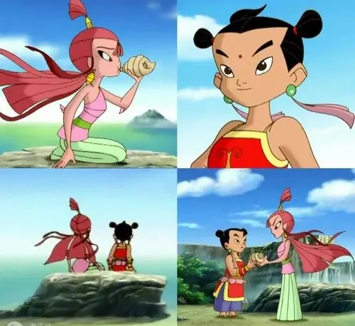 小龙女送哪吒海螺