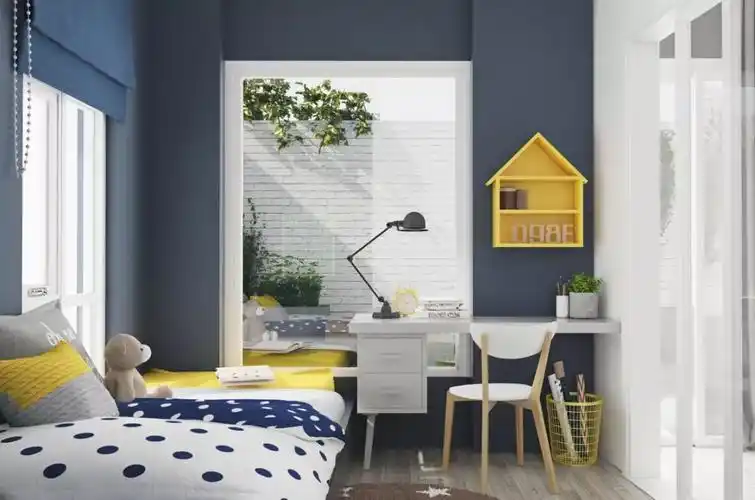 理性与感性并存灰蓝 黄色 木纹— 软装推荐 —简约而时尚的灰色,充满