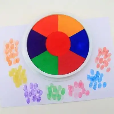 幼儿印泥简笔画