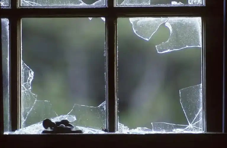 王学富那扇破碎的窗