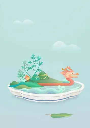 端午节主题海报(背景)