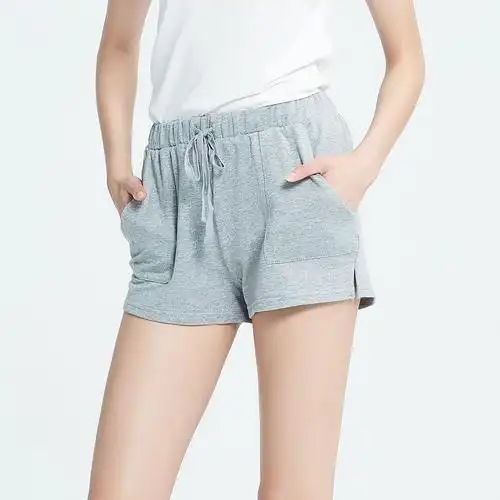 宜而爽女式纯棉家居裤短裤沙滩裤女士内裤