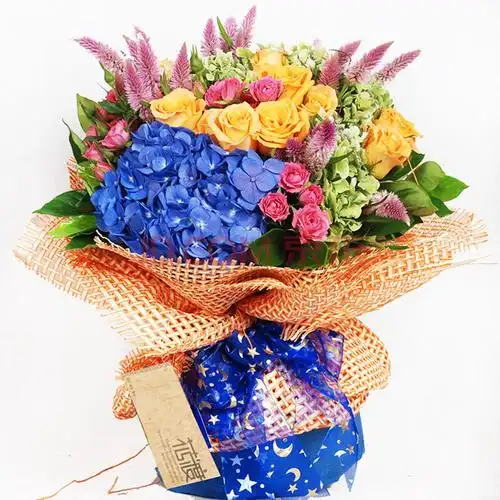 玫瑰花束 创意礼品 礼物生日送花爱情鲜花北京-情系佳人