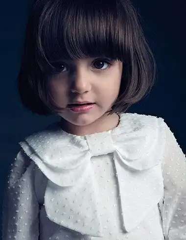 小女孩童花头发型 幼儿小女孩童花头发型