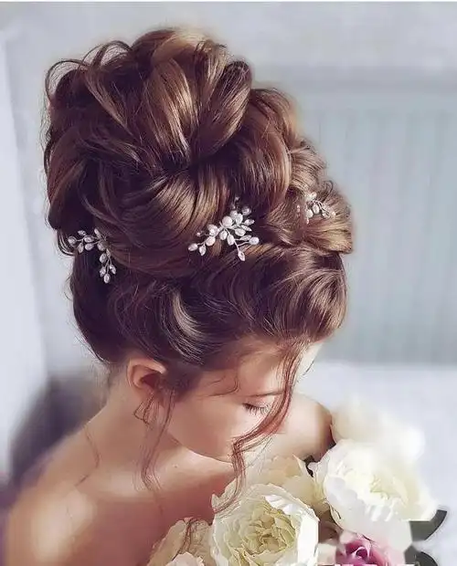 50款爆美「新娘盘发」,仙女本仙也不过如此吧?