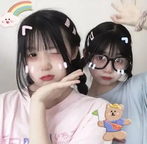 闺蜜头像·真人