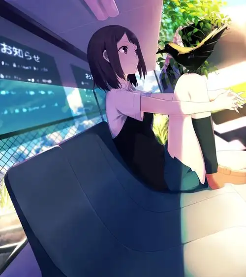 抱膝的少女(p站美图分类收藏#48)