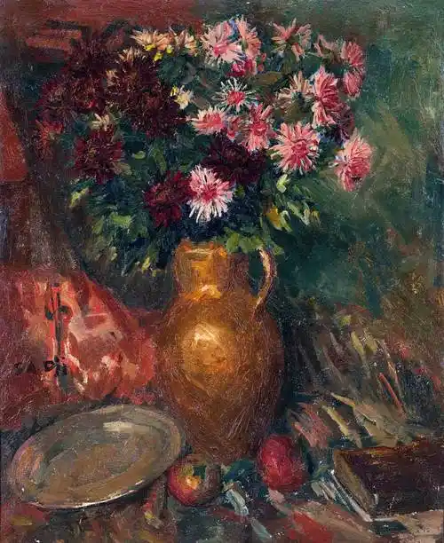 沙耆油画作品欣赏