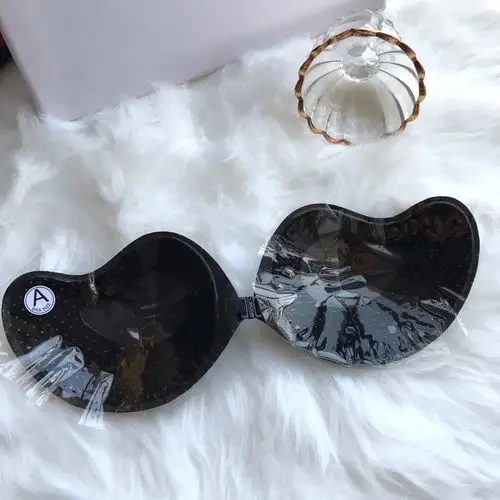 圆形芒果型胸贴无肩带文胸防滑聚拢女乳贴隐形抹胸