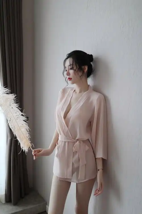 激情连体全身表演sm舒适网纱开襟睡裙宽松家居透明诱惑肤色均码开裆袜