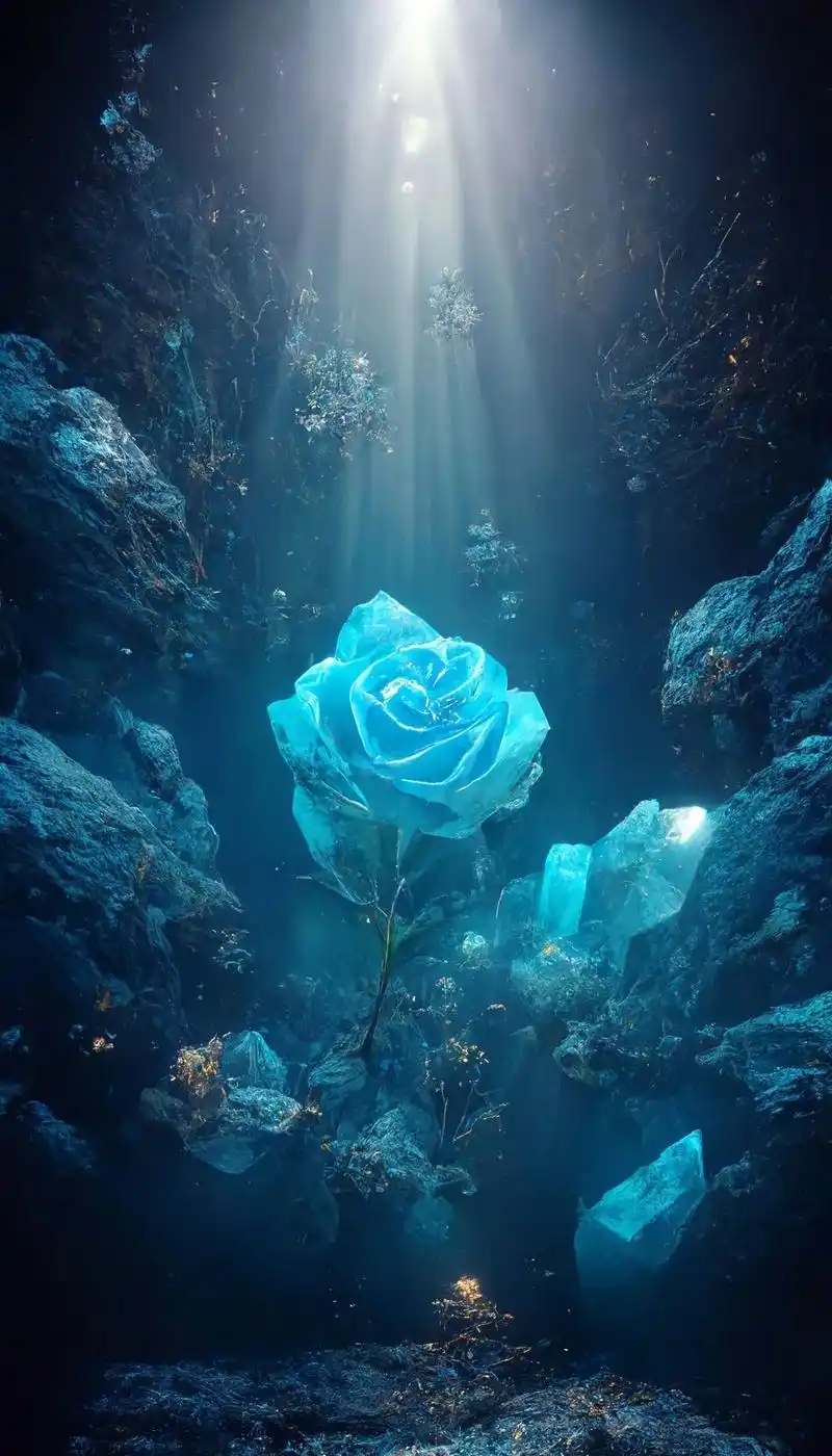 "我曾遇到一束光"#手机壁纸 #浪漫 #唯美意境 #ai绘画 - 抖音