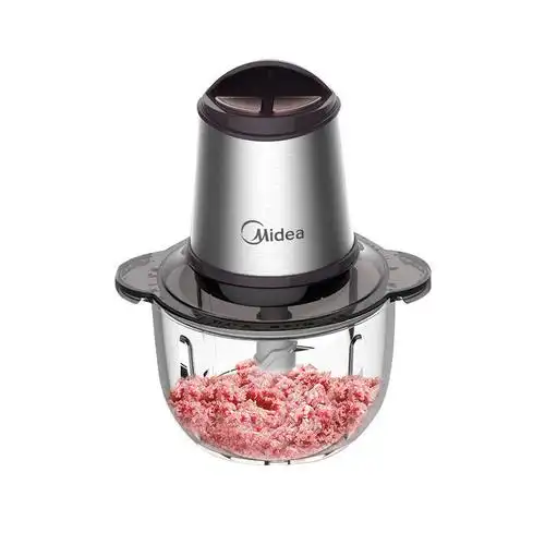 银色 2.5l2档 美的绞肉机家用电动两档搅拌机多功能料理蒜泥2.