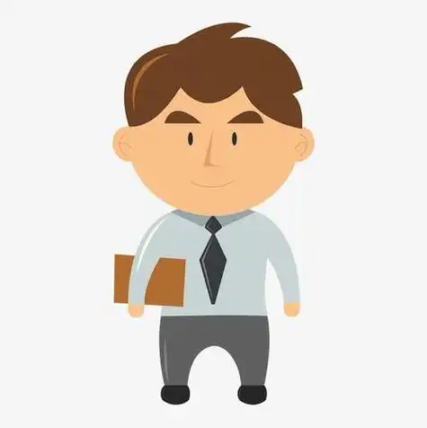 卡通职业男卡通职业男白领形象图片卡通职业男头像图片