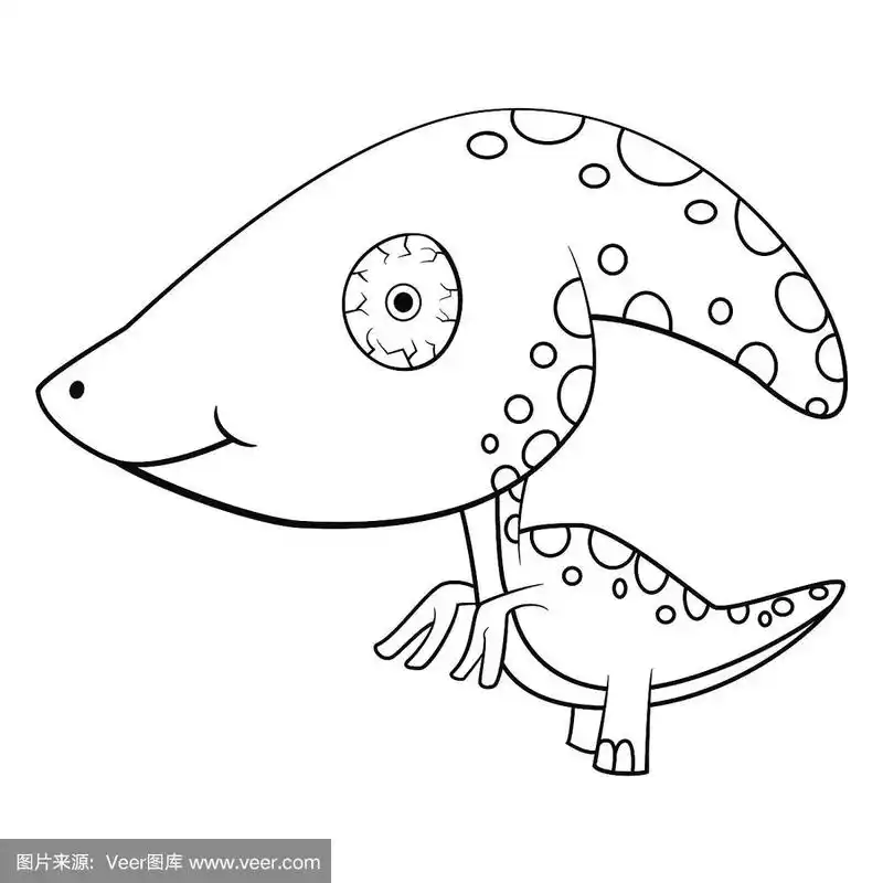 可爱的副栉龙宝宝