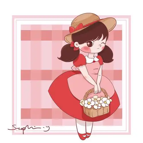 [精致女孩]q版卡通小女孩合集