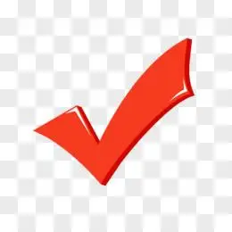 手绘卡通对号差号免抠图标元素pngpsd手绘红色对号图标元素pngpsd打勾